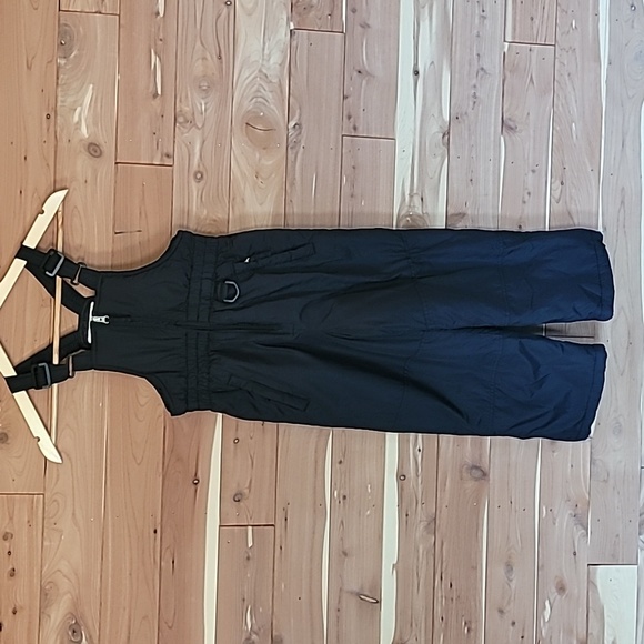 Faded Glory Coveralls, Size 4/5 & 6/6x, Black, Fleece Chest Lining, Pockets - Picture 1 of 6